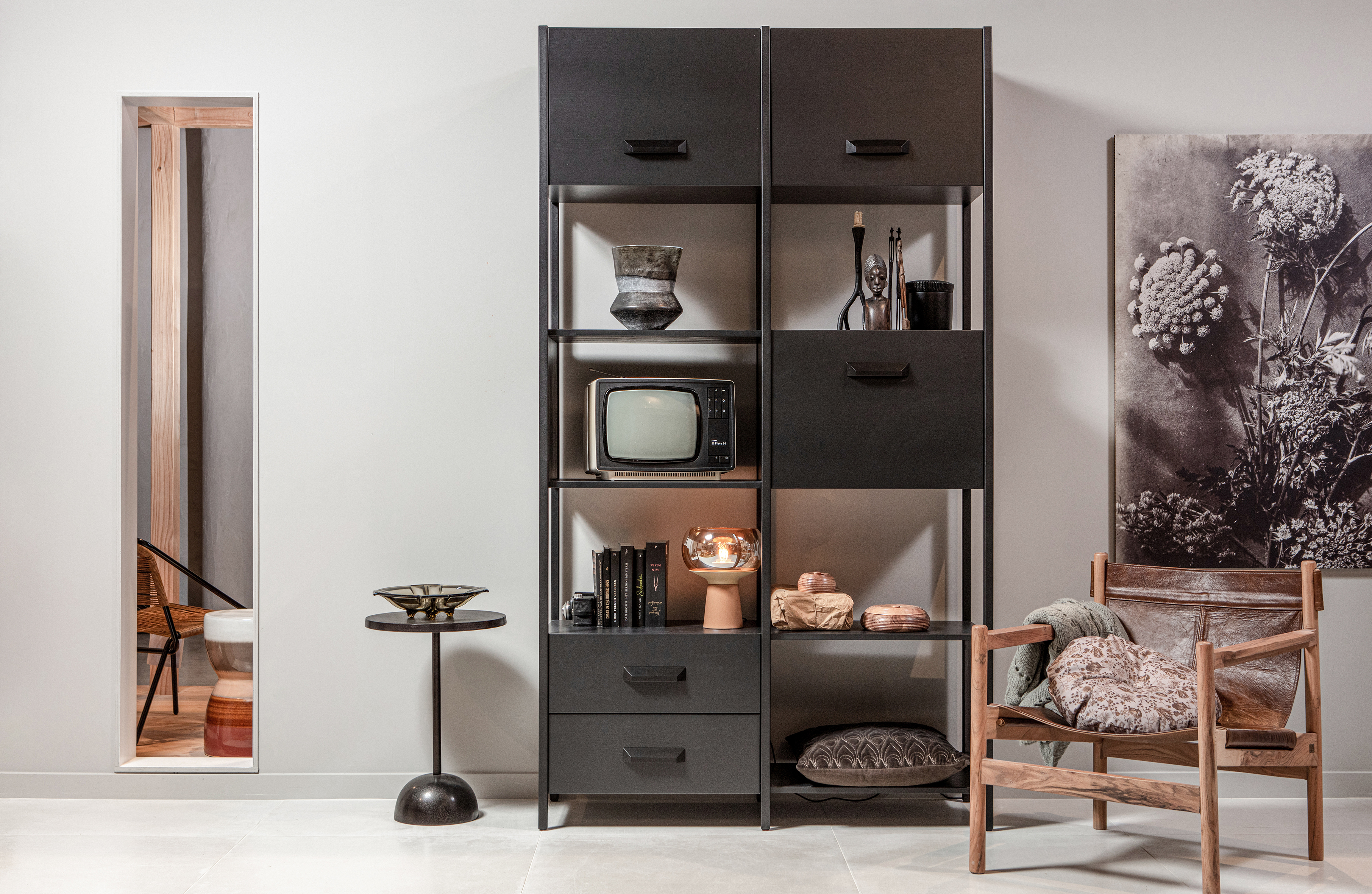 Legacy | Storage | Living wood/iron BEPUREHOME | black [fsc] cabinet